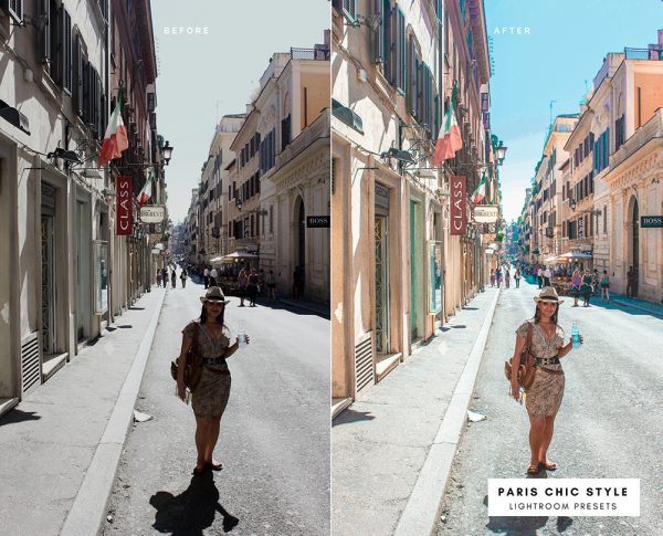 Before & After Rome Italy Lightroom Presets 1.1 Desktop Mobile Instagram Blog Fashion Lifestyle Travel Paris Chic Style 5