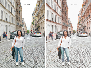 Paris France Lightroom Presets 1.1 Rose Gold Paris Chic Style Blog Travel Lifestyle Instagram Before & After 1