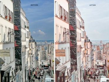 Paris France Lightroom Presets 1.1 Rose Gold Paris Chic Style Blog Travel Lifestyle Instagram Before & After 2
