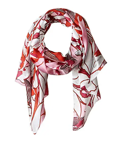 Best Scarf For Dresses Vince Camuto Illustrated Floral Oblong Paris Chic Style 8