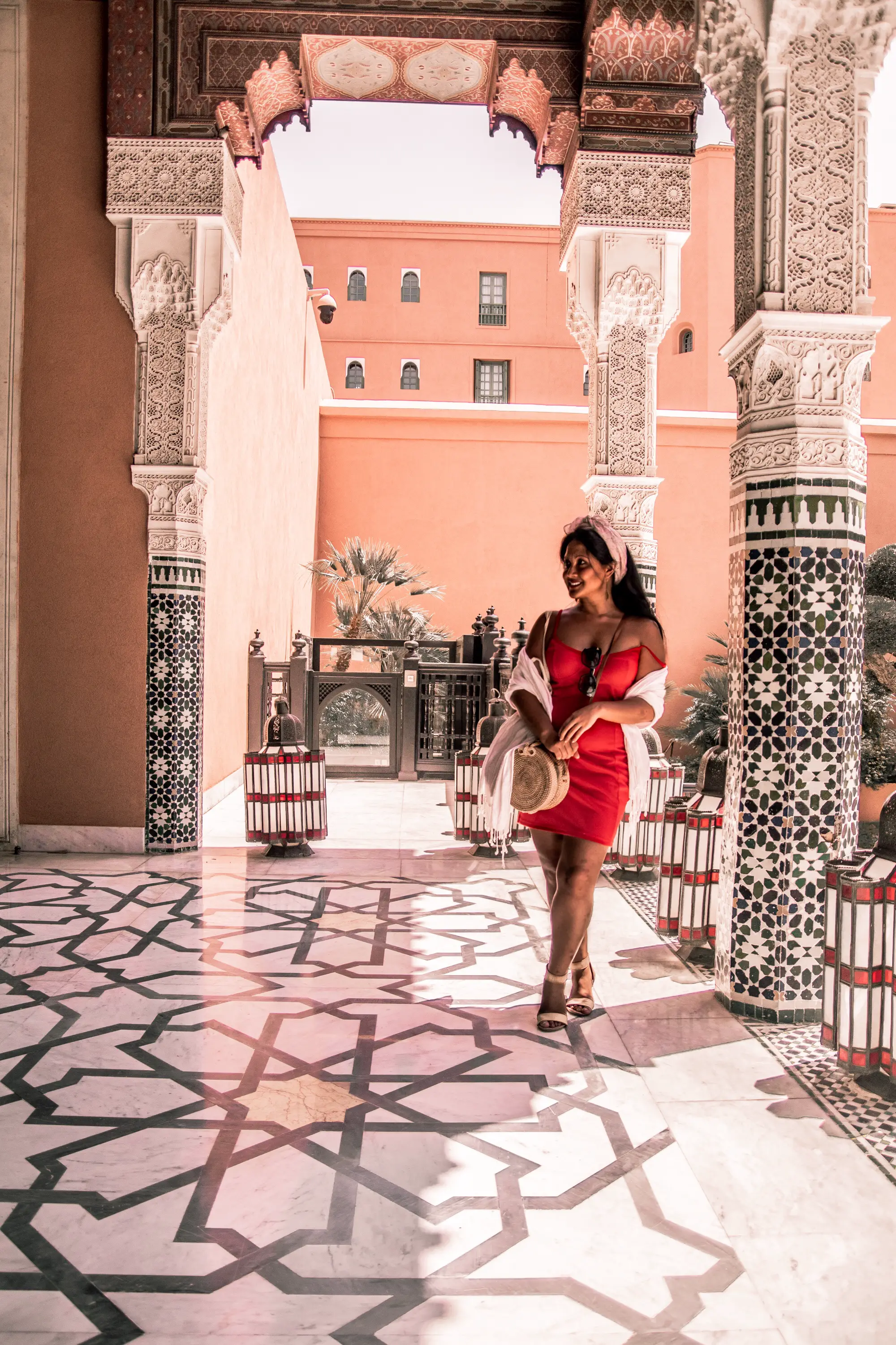 Marjolyn Lago Marj What Color Shoes To Wear With A Red Dress How To Wear A Summer Red Dress What To Wear In Morocco Marrakech Paris Chic Style 9