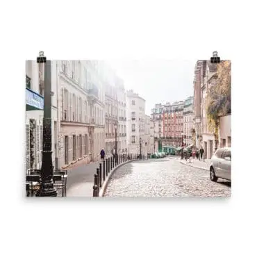 mockup_Transparent_Transparent_montmartre_Paris_wall_art_print_24x36