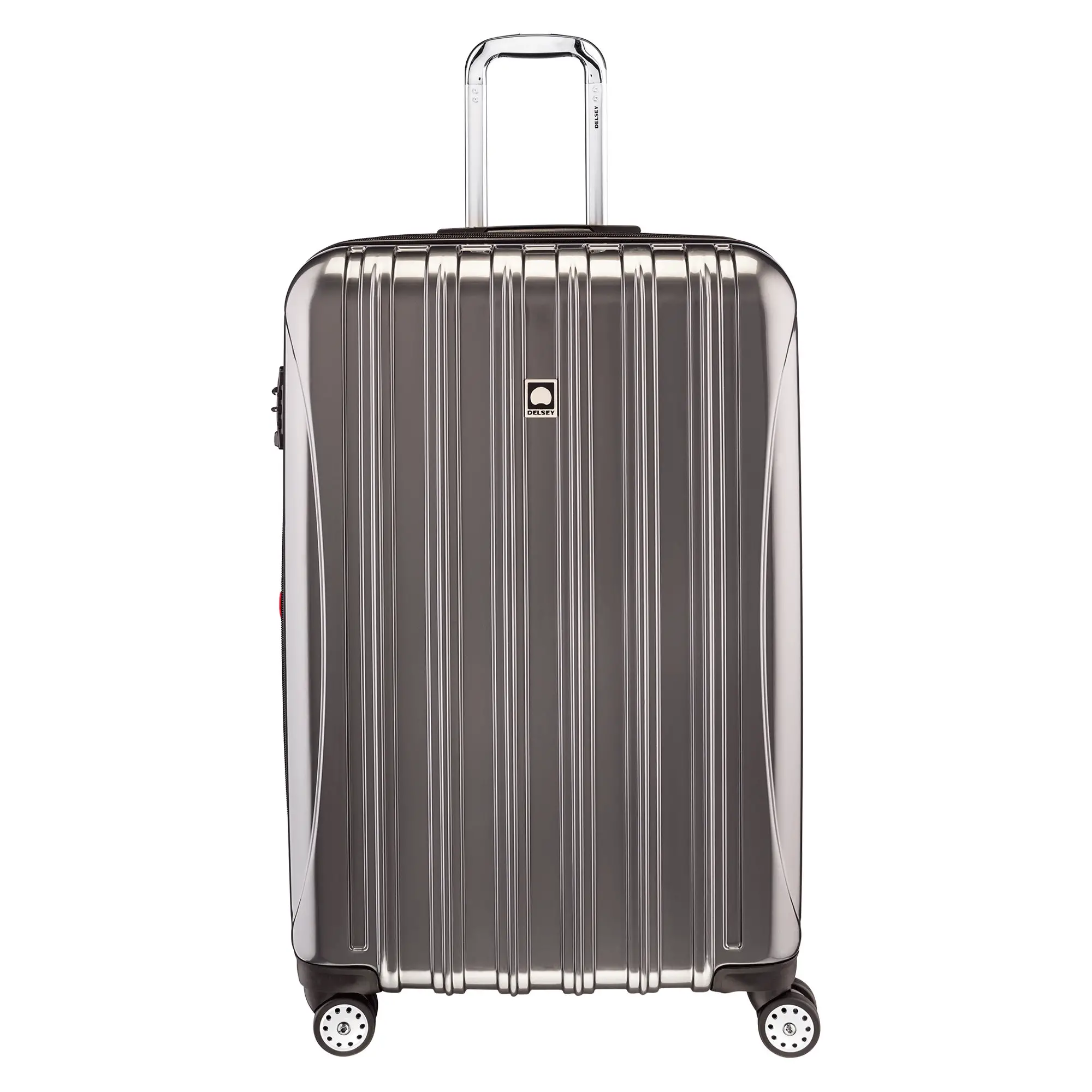 Paris Chic Style Best Travel Luggage Delsey Paris Checked Lightweight Suitcase Stylish Durable