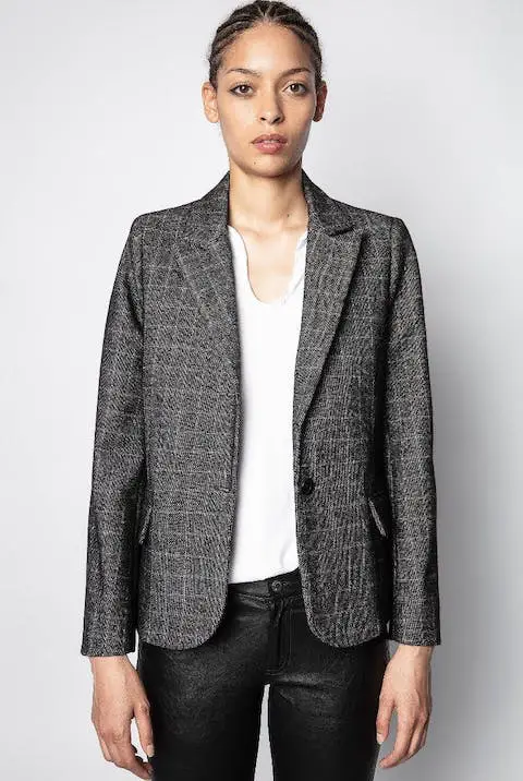 French Clothing Brand Zadig Voltaire Parisian Style Blazer Paris Chic Style
