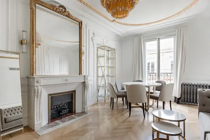 French Luxurious Airbnb In Champs Elysees Paris Apartment For Rent Paris Chic Style