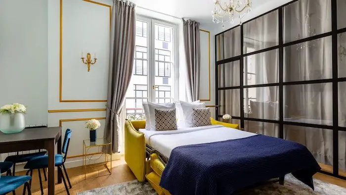 Affordable Luxury Paris Airbnb Apartment In Louvre Le Marais For Rent Anti-Covid Cleaning Paris Chic Style
