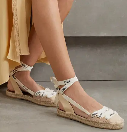 Chloe Parisian Espadrilles For Summer Spring Walking Travel Everyday Shoes Paris Chic Style