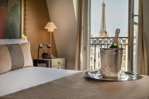Best Paris Hotels With Eiffel Tower View Balcony Hotel Le Walt Paris Chic Style