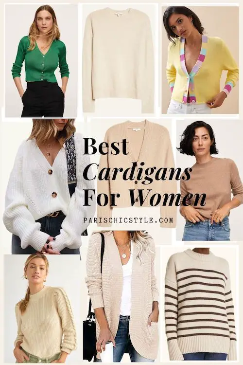 Best Cardigans For Women Parisian Sweaters French Parisian Fashion Paris Chic Style