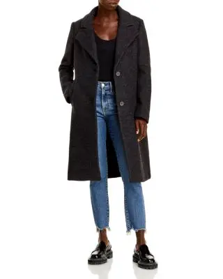Best Coats For Women For Travel Work Street Style Wear Parisian Black Boucle Coat Paris Chic Style