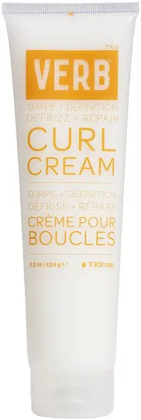 Verb Curl Cream For Curly Wavy, Fine, Medium & Thick Hair French Style Curly Hair Paris Chic Style