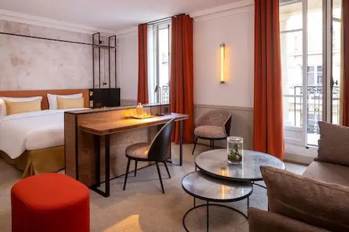 Victoria Palace Hotel In The 6th Arrondissement Of Paris Chic Style With Balcony